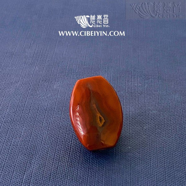 "长命锁"真火石挂坠-055