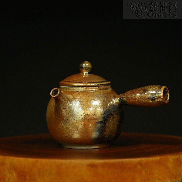 金菩提宗师款茶壶 台湾手工柴烧-42