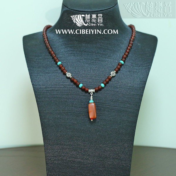 老玛瑙项链 02-20