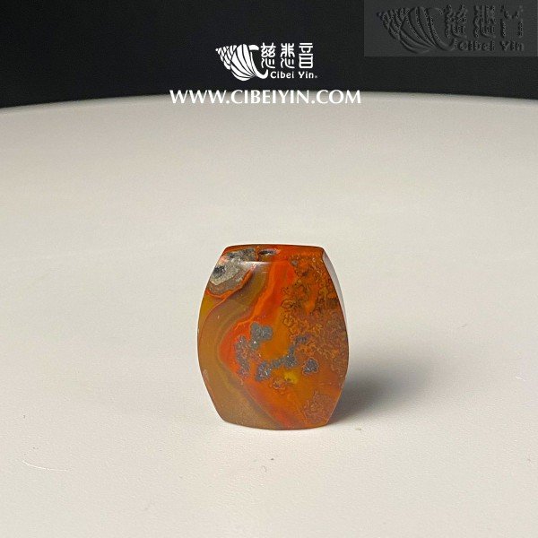 "通宝河"真火石挂坠-071