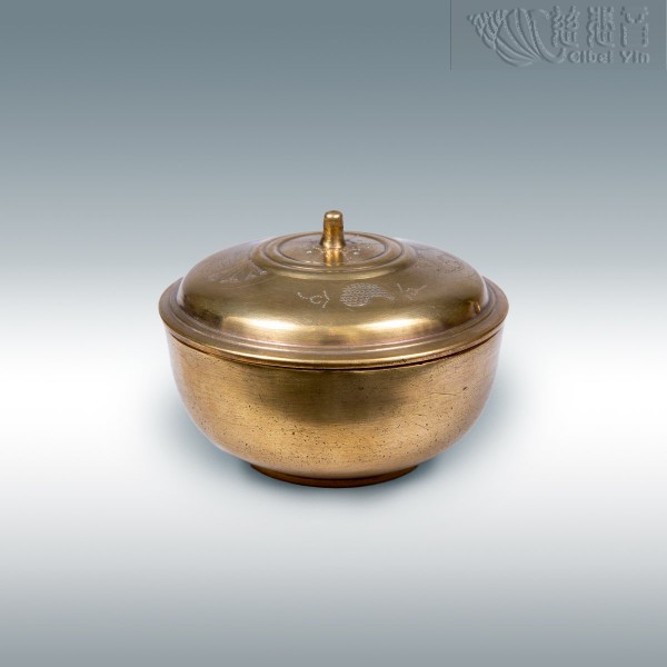黄铜金供钵-380
