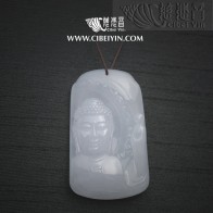 释迦摩尼佛翡翠挂坠-2146