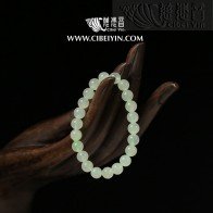 青玉圆珠手串-8mm
