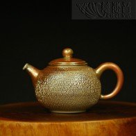 金菩提宗师款茶壶 台湾手工柴烧-25
