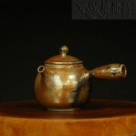 金菩提宗师款茶壶 台湾手工柴烧-42