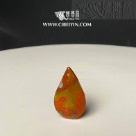 "出水芙蓉"真火石挂坠-066