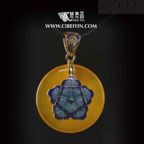 金丝玉兰花仙子挂坠