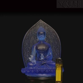 蓝色琉璃药师佛师父密法堂