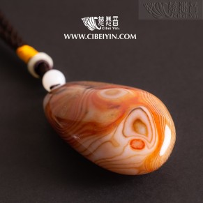 "如鱼得水"玛瑙手把件(特大)-039