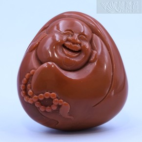 南红弥勒佛挂坠