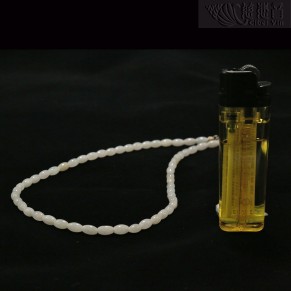  橄榄形翡翠项链-62