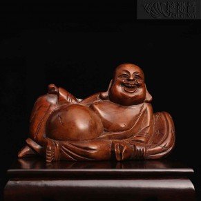 木质弥勒佛像