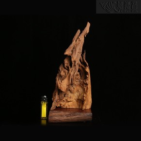  腾龙自然木摆件 