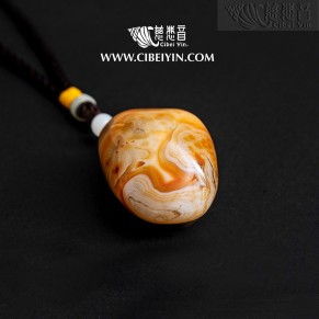 "金灵芝"玛瑙手把件(特大)-026