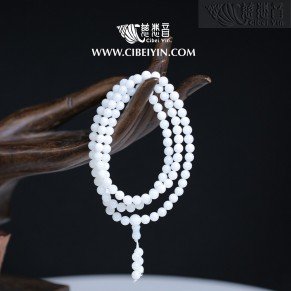 半透砗磲108念珠 (6mm)
