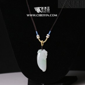 "福瓜"翡翠项链-098