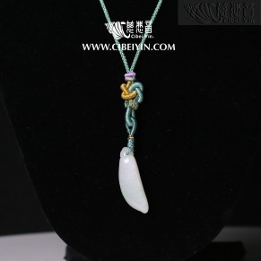 "福瓜"翡翠项链-1C9