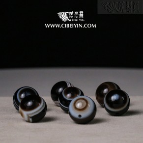 天然玛瑙天眼珠A级单颗(14mm)