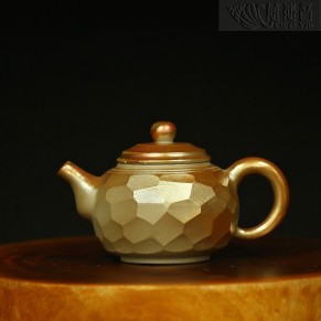 金菩提宗师款茶壶 台湾手工柴烧-48