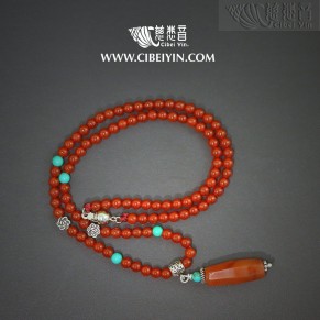 老玛瑙项链 02-19