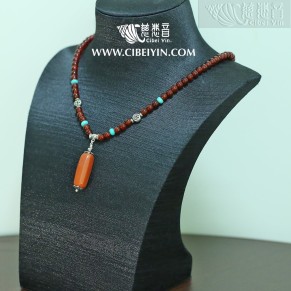 老玛瑙项链 02-21