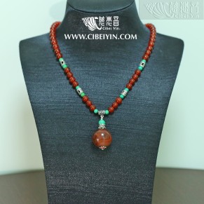 老玛瑙项链 2A-11A