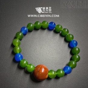 老玛瑙手环 424-21