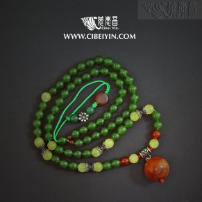 老玛瑙项链 2A-71