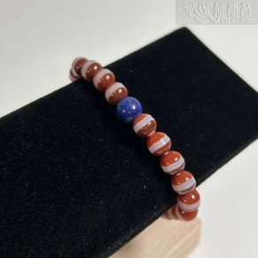 天然药师线珠手串（一线天珠-粗线）02-03-1