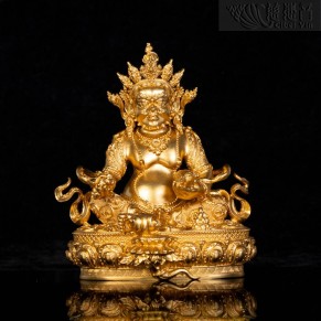 黄财神佛像（10cm）