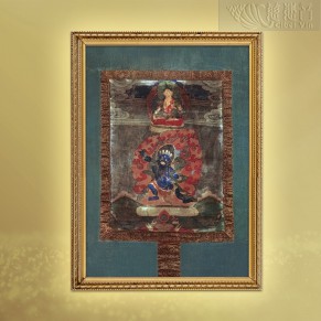 西藏大黑天古唐卡（复制版）特别加持