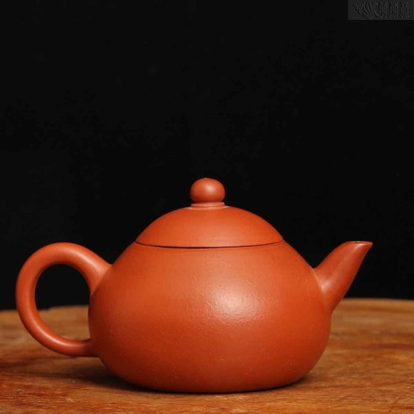 朱泥壶 月亭款并制作