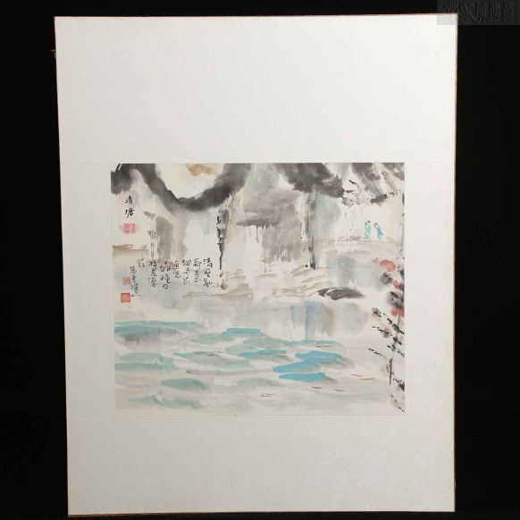 夏情 楼柏安 水彩画