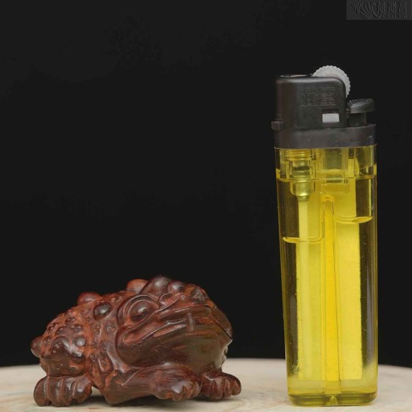 小叶金星紫檀手把件 301-1