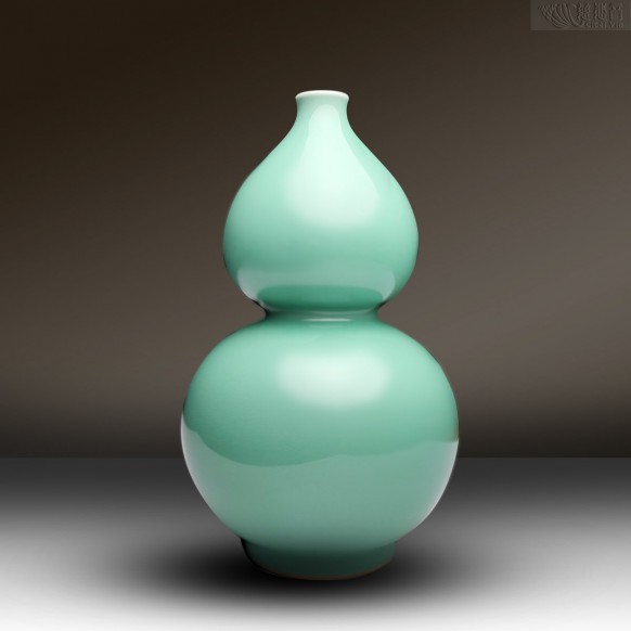 青瓷葫芦宝瓶-28cm