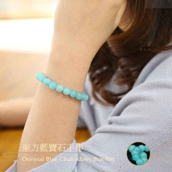 东方蓝宝石手串_小（6-7.9mm)-B