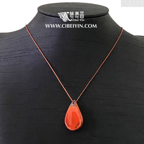 "红得发紫"真火石挂坠-020