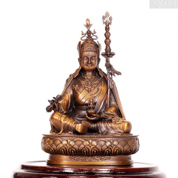 铜合金莲花生大士像(10cm)
