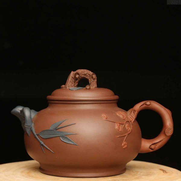 紫砂壷 宜兴紫砂茶壶[西施壶] (白段泥- 280ml) – YIQIN TEA HOUSE 一沁茶舍