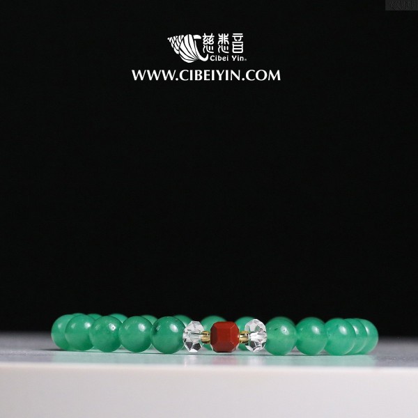 慧眼独具-东陵玉手串(8mm) 慈悲音
