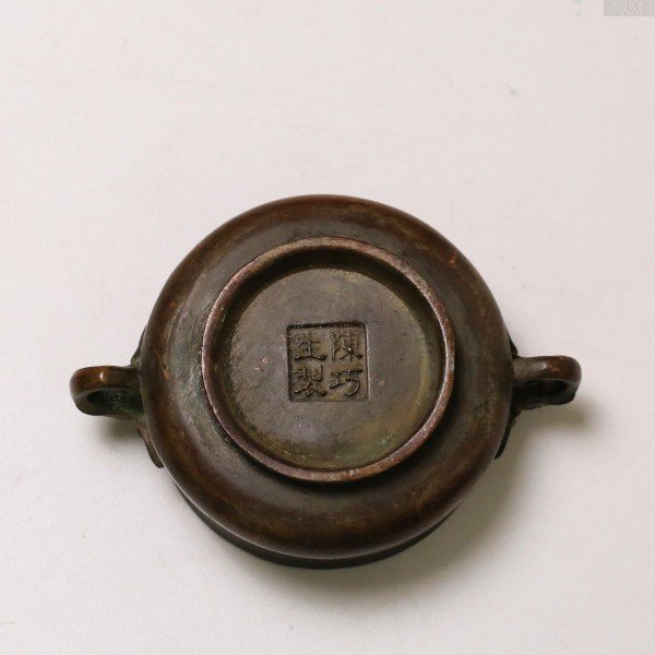 仿宣德象耳香炉- 禅意用品慈悲音 仿宣德象耳香炉- 禅意用品慈悲音