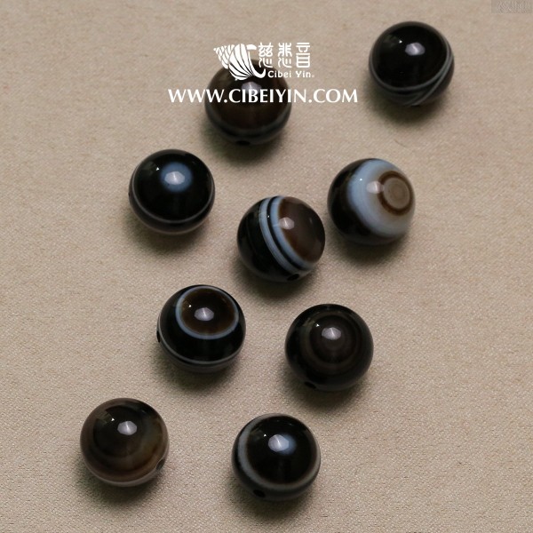 天然玛瑙天眼珠A级单颗(14mm)