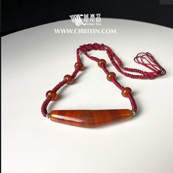 MH USK瑪瑙　仏双心天珠　9-188 MH USK瑪瑙 仏双心天珠 9-188 MH USK瑪瑙 仏双心