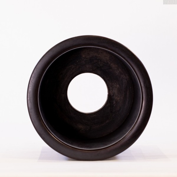 黄花梨笔筒慈悲音