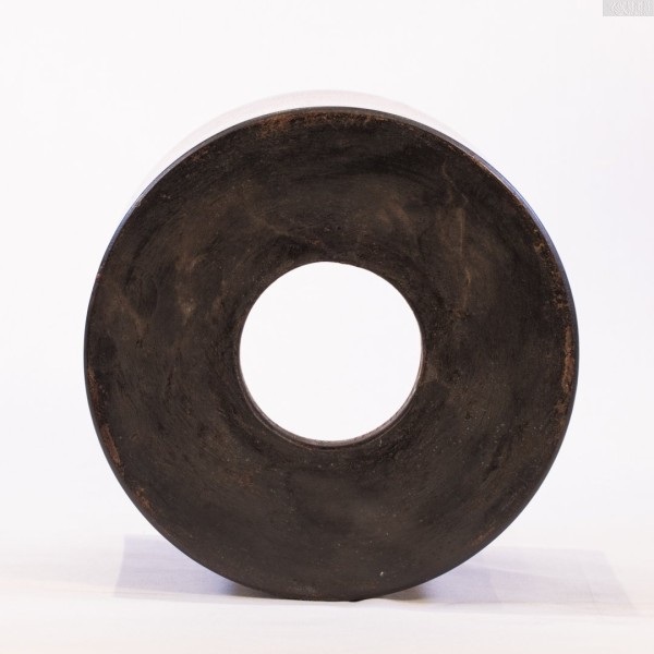 黄花梨笔筒慈悲音