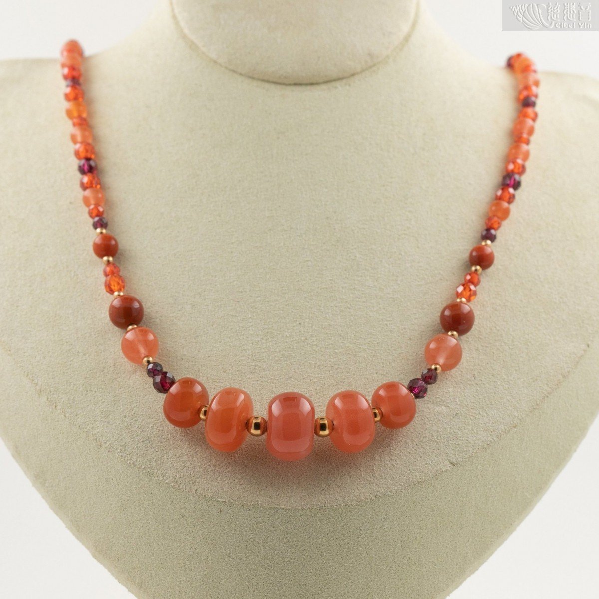 Red agate new arrivals necklace
