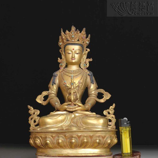 Gilt Longevity Buddha