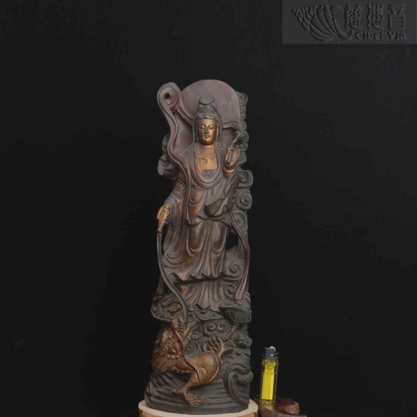 Wooden Guanyin Statue