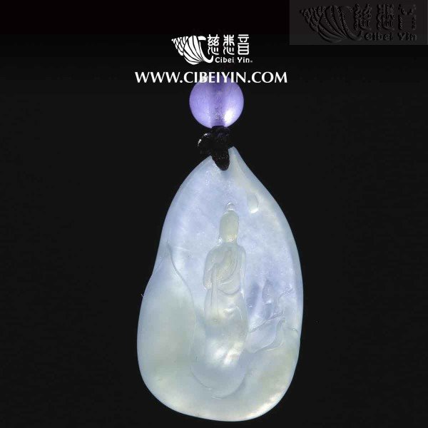 Guanyin Bodhisattva Jade Pendant-2334