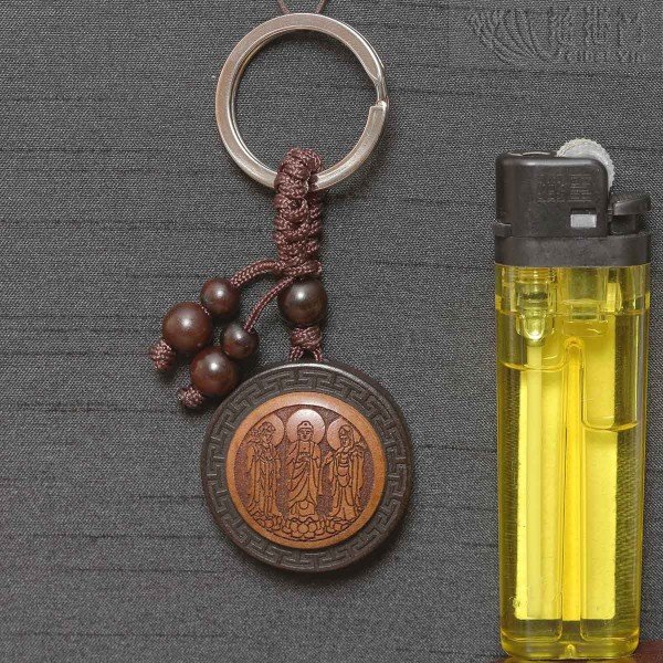Three saints of the west keychain